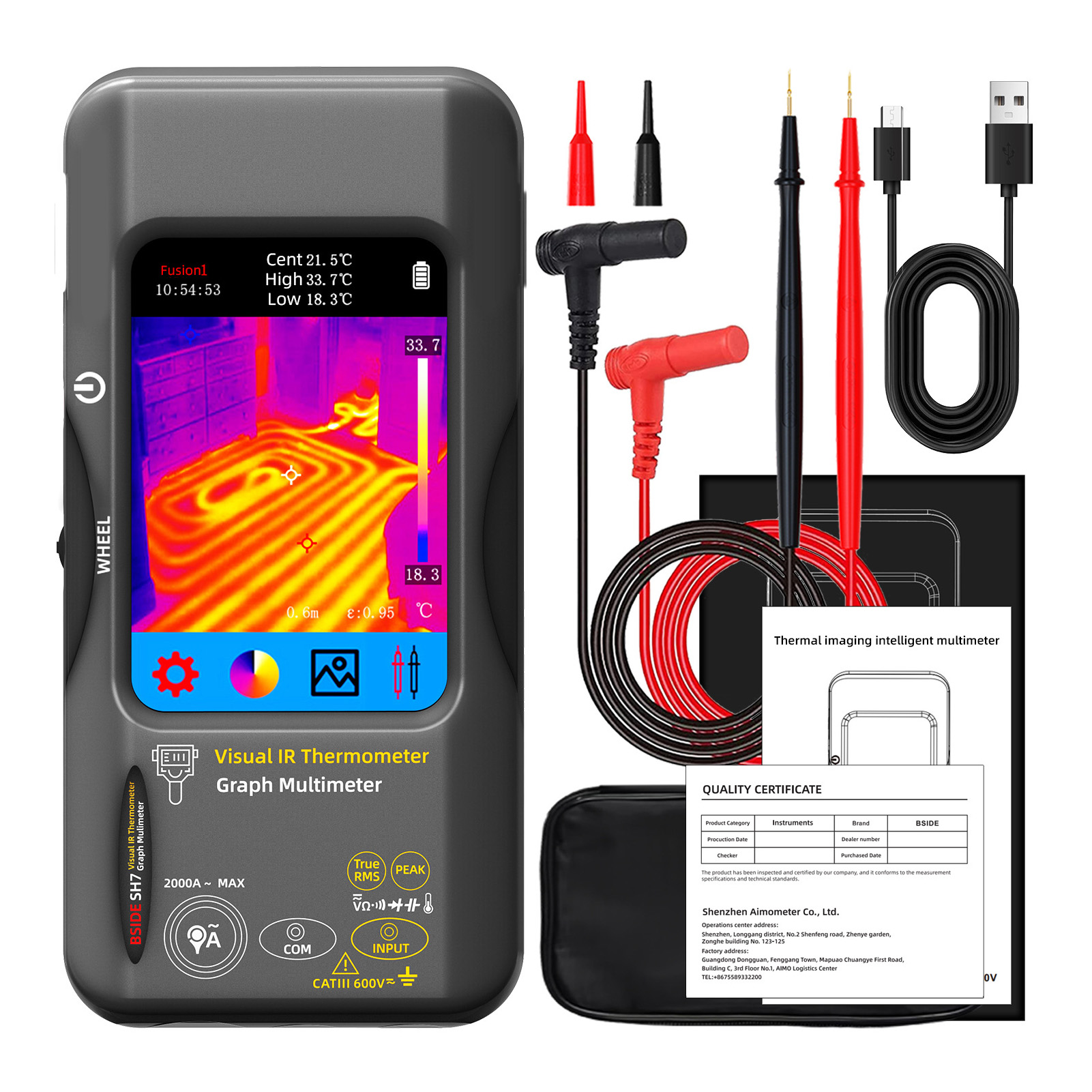 SH7 Dokunmatik Termal Görüntül - Nf 521 Thermal Imaging Camera incelemesi ve fiyatı